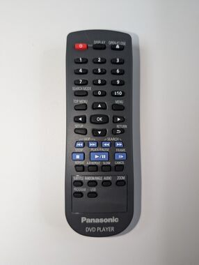 Panasonic remote control N2QAYA000080 original for DVD-S500 and DVD-S700, tested